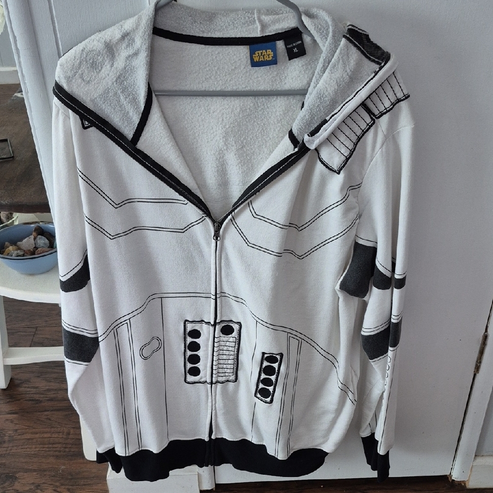 Mens Star Wars Zip Hoodie. XL